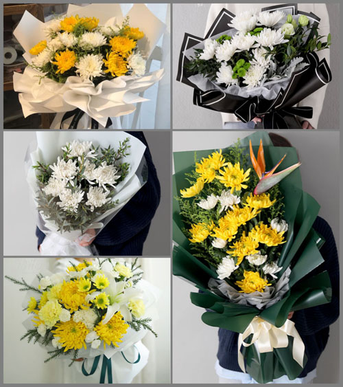 贵州贵阳花溪区高坡苗族乡白事花束代送